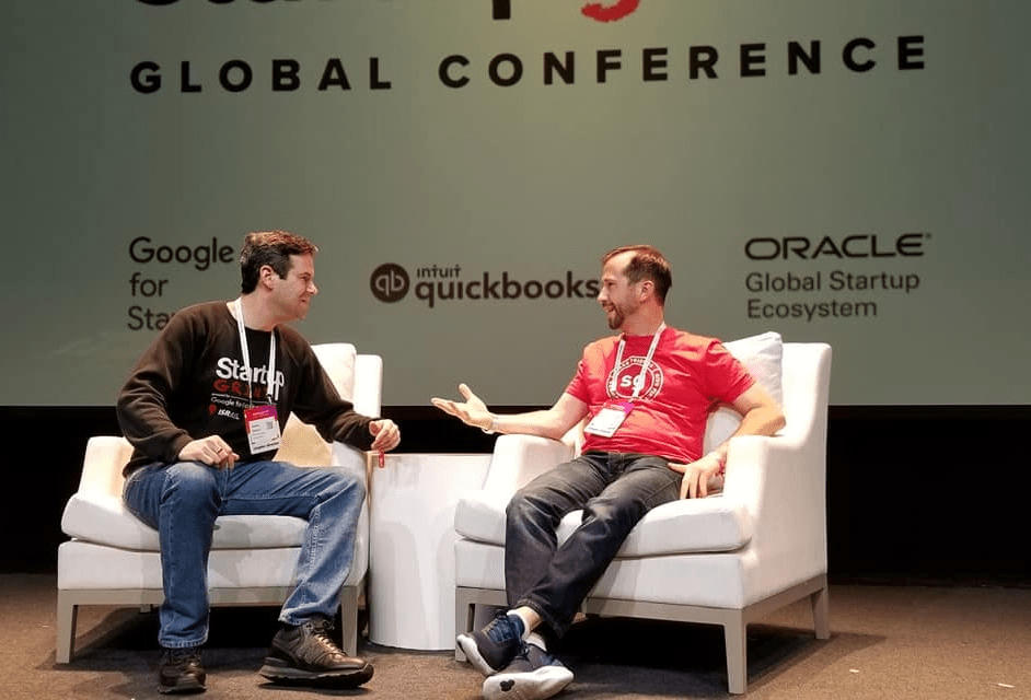 Deep Fork Technology owner speaking at global startup conference